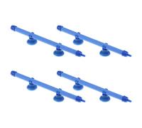 jojofuny 4 Diffuseurs D’Air pour Aquarium Barres à Bulles en Pierre Cylindrique Bleue 10 Pouces Accessoires Professionnels pour Pompe à Air Distribution Homogène D’Oxygène Fixation