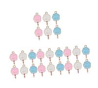 jojofuny 4 Ensembles Accessoires De Bijoux En Alliage Accessoires Pour Bijoux Pendentifs Breloques Mignonnes Pour Enfants Petits Colliers En Guimauve Breloques De Boucle 6 pièces * 4