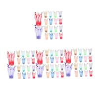 jojofuny 4 Ensembles Pendentif Glace Accessoires Tasses Avec Scoop Réutilisable Mini Charmes Pour La Fabrication De Bijoux Charmes De Boucles D'oreilles Résine Réutilisable 30 Pièces * 4