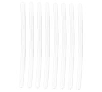 jojofuny 4 Paires Couvre Branches de Lunettes Silicone Antidérapant de Grips Confortables pour Branches Fines Accessoires Glisse pour Blanc