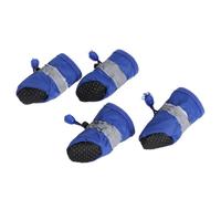 jojofuny 4 Pièces Bottes Imperméables pour Chiens en Néoprène, Protection des Pattes Surfaces Abrasives, Taille XXL, Style Simple et Casual pour Chiots et Chiens Moyens