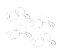 jojofuny 4 pièces Boucles de Serrage Acier Inoxydable pour Bocaux Verre Clips de Verrouillage pour Pots Mason Accessoires de Remplacement pour Étanchéité des Contenants Verre