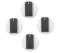 jojofuny 4 Pièces Bouton De Cuisinière à Gaz Lot De Boutons De Commande Métal De Rechange Pour De Brûleur Marche Arrêt