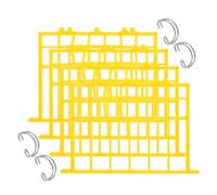 jojofuny 4 pièces Crochets de Porte pour Cage à Oiseaux avec Ressort Anti-Rebond Accessoires Robustes pour Portes de Pigeons Cages à Perruches et Petits Oiseaux Installation Facile