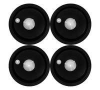 jojofuny 4 pièces Diaphragme Électrovanne pour Machine à Laver Joint Étanchéité Plastique Accessoire Remplacement Valve Arrivée Eau Prévention Fuites Installation Facile