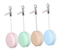 jojofuny 4 Pièces essuyer l'écran lingettes d'écran lingette nettoyante écran macaron nettoyeur de téléphone pour filtrer clé nettoyage de téléphone macaron essuie écran macaron Plastique