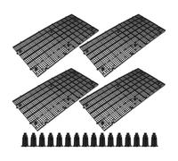 jojofuny 4 Pièces Grille de Fond pour Aquarium, Plaque de Filtration | Format 11, 5x5, 9 Pouces, Structure à Mailles Fines, Séparation pour Élevage et Aquascaping