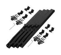 jojofuny 4 Pièces Kit de Amortisseurs pour Portes de Grange Système Atténuation Silencieux et Doux des Vibrations et Protection les Chocs Adapté Aux Espaces Résidentiels et Commerciaux