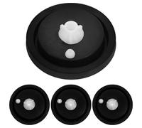 jojofuny 4 pièces Membrane Électrovanne avec Plastique Blanche Joint Étanchéité pour Robinet et Système Arrivée Eau Compatible Machine à Laver et Urinoirs Réparation Valve Diaphragme