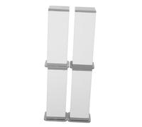 jojofuny 4 Pièces Meuble Réglables en Métal Aluminium de Support Robustes pour Canapé Lit Bureau Table Basse et Buffet Hauteur Ajustable Résistants Corrosion
