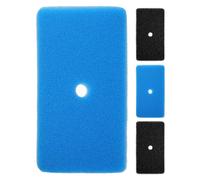 jojofuny 4 Pièces Mousse Filtrante pour Étang en Éponge, Filtration des Particules, Performance Stable Toute Saison, Compatible Pompe Fontaine et Aquarium pour Poissons Rouges et Koi