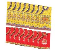 jojofuny 40 pièces Enveloppes Rouges Chinoises Traditionnelles pour An Grandes Dragon Robe Petites Joyeuses Pochettes Papier Festives Décoration Année Dragon