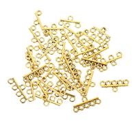 jojofuny 40 Pièces Pendentifs en Alliage Or pour Fabrication de Bijoux Bords Lisses, Style Vintage Élégant, Accessoires pour Projets D'artisanat DIY