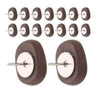 jojofuny 40 Punaises en Forme De Grains De Café - Fournitures De Bureau pour Enseignants - Punaises Originales Et Mignonnes - Pinces À Notes Décoratives pour Tableau D'Affichage