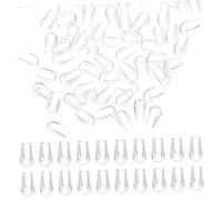 jojofuny 400pièces Capuchons De Pour Rack De Lave-vaisselle Transparent Bouchons Ronds Compacts Pour Réparation De Tines De Lave-vaisselle