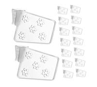 jojofuny 40pièces Organisateur De Réfrigérateur Transparent Ajustable Séparateurs Pour Rangement Cuisine Et Bureau Étagères Rétractables Pour Espace Et Tidy up