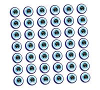 jojofuny 450 pièces Breloques Œil Plat DIY Charms Yeux Bleus Accessoires Bijoux pour Bracelets et Colliers