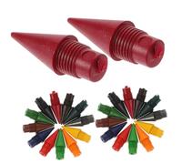 jojofuny 48 Pcs Têtes de Crayon de Couleur Remplaçables en Graphite sans Besoin de Taille, Solide et Faciles à Utiliser pour Élèves, Recharge Illimitée et Précise