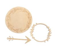 jojofuny 4ensembles Cartes Mensuelles Bois pour Décoration Photographique pour Annonce De Naissance Et Jalons De Croissance Accessoires Bois Gravés pour Nouveaux-nés