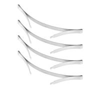 jojofuny 4pièces Butée De Porte Inférieure Pour Rail De Porte Coulissante Accessoire De Armoire De Rechange Pour Butée Inférieure De