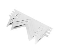 jojofuny 4pièces Couvre-gaps Acier Inoxydable Résistant Chaleur Pour Cuisinière Des Interstices Entre Le Comptoir Plaque De Cuisson Kit De Remplissage De Cuisine