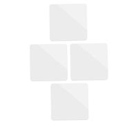 jojofuny 4pièces Plaque De Miroir Acrylique Accessoires Photo Fond De Maquillage Décorations Réfléchissantes pour Photographie pour Plats Cosmétiques Et Fleurs