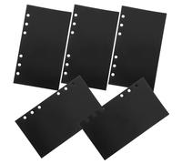 jojofuny 5 pièces Intercalaires Budget PP Bleu Pochettes Remplaçables pour Classeur Budget Accessoires Organisateur Finance Pochette Document Rechargeable pour Carnet