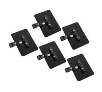 jojofuny 5 pièces Lot de Porte-étiquettes Effaçables pour Fruits avec Clip Rotatif Plastique Supports Affichage pour Prix Magasin Tableaux Noirs Réutilisables pour Produits Frais