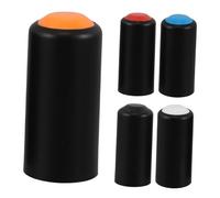 jojofuny 5 Pièces Mic Battery Caps For Wireless Microphones Secure Plastic Covers Compatible With Pgxslx Reliable Accessories For Singers And Speakers