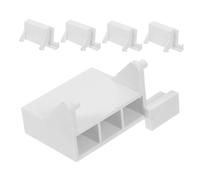 jojofuny 5 Pièces Microwave Latch Bracket Plastic Oven Door Switch Support Replacement Parts For DIY Repair And Maintenance