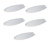 jojofuny 5 Pièces Moule Silicone de Forme de Planche de Surf pour Époxy Tapis de Tasse Diy Flexible et Durable pour Artisanat et