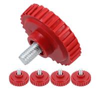 jojofuny 5 Pièces Replacement Foot Pads For Digital Scales Non-slip Screw-in Plastic Base Supports For Kitchen And Bathroom Weighing Devices