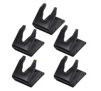 jojofuny 5 Pièces Support Angles Réglables Mural en Plastique Noir Solution Stable pour Lecteur de Codes-Barres Portable pour Stations de Conditionnement et Déplacements