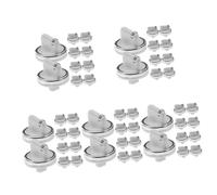 jojofuny 50 Pièces bouton de chauffe-eau Bouton de contrôle de chauffe-eau Pièces de rechange pour boutons de chauffe-eau Poêles à gaz brûleur Soupape de commande le couvercle supérieur