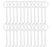 jojofuny 50 pièces Crochets de Levage pour Bonde de Crochets Robustes pour Vidange de Sol et Cage Barbecue Surface Lisse et Capacité de Charge Élevée Outil Pratique pour Salle de Bain et