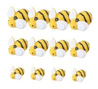 jojofuny 50 pièces Mini Abeilles Résine DIY Décoration pour Coques de Téléphone Accessoires Headdress et Léger