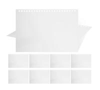 jojofuny 50 Pièces Papier Vierge pour Carnet Recharges à Dessin Vierge de Recharge pour Carnet Impression de