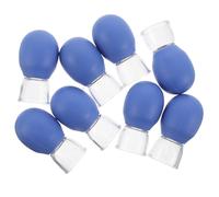 jojofuny 50 Ventouses Faciales en Plastique Bleu pour Massage par Ventouses Outil de Massage Lymphatique du Visage pour Soin Peau et Raffermissement pour Usage à Domicile