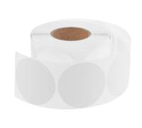 jojofuny 500 Étiquettes Autocollantes Rondes Blanches 25 MM, Étiquettes Adhésives à Points pour Codage Couleur, Organisation Bureau, École et Maison, Autocollants Polyvalents pour Marquage