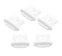 jojofuny 5pièces Clips De Fin De Glissière Pour Panier De Lave-vaisselle Accessoires De Remplacement Stables Et Faciles à Installer Compatibles Avec Lave-vaisselle Standard