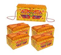 jojofuny 5pièces Coffre à De Banque Commémoratifs Papier De Ancestral Sacrificiel Coffre Au Trésor des Ancêtres Papier Chinois Sacrificiel pour Funérailles Qingming Fournitures De