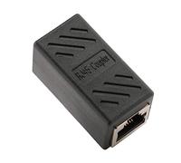 jojofuny 5pièces Coupleur Ethernet Femelle à Femelle De Adaptateurs Cate Connecteurs Ligne Noir pour Prolongation De Câble Réseau