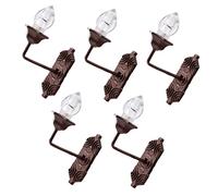 jojofuny 5pièces Mini Applique Murale Décorative Lampe de Simulation Mini pour Table de Sable Ornement Éclairage Paysager