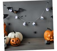 jojofuny 6.5m Guirlande Lumineuse Halloween Œil Avec Bulbes Led à Suspendre Aux Arbres Et Clôtures Pour Décorer Jardin Extérieur Pour Éclairage De Fête