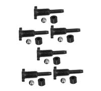 jojofuny 6 Ensembles Hydraulic Jack Fill Plug and Release Valve Kit with Steel Ball Seal Vertical Air Release Thread for Automotive and Industrial Repair