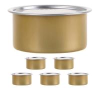 jojofuny 6 Pièces Boîte en Aluminium 100ml avec Couvercle