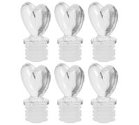 jojofuny 6 Pièces Bouchons de Récipient en Plastique et Caoutchouc Réutilisables pour Diffuseur D'arôme, Décor Maison Élégant, Adaptés Chambre et Usage Polyvalent