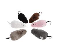 jojofuny 6 Pièces Chat Souris à Remontoir, Mouvement Mécanique Léger