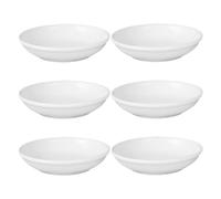 jojofuny 6 Pièces Coupelle en Céramique Blanche pour Fondant Parfumé, | Remplacement pour Brûleur D’arômes, Construction Céramique Stable, Protège le Plateau, Décor Simple et Généreux