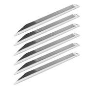 jojofuny 6 Pièces Cuillères Échantillonnage Laboratoire Acier Inoxydable avec Extrémités Pointues et Courbées Spatules pour Mélange Précis pour Chimie Biologie et Recherche Scientifique